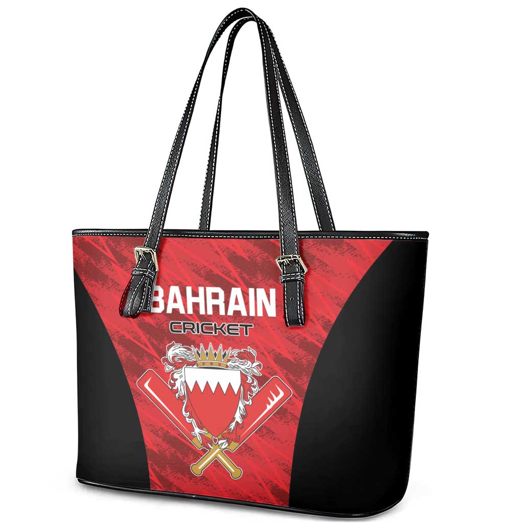 Bahrain Cricket Leather Tote Bag Come On Team Bahrain - Wonder Print Shop