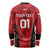 Custom Bahrain Cricket Long Sleeve Shirt Come On Team Bahrain - Wonder Print Shop