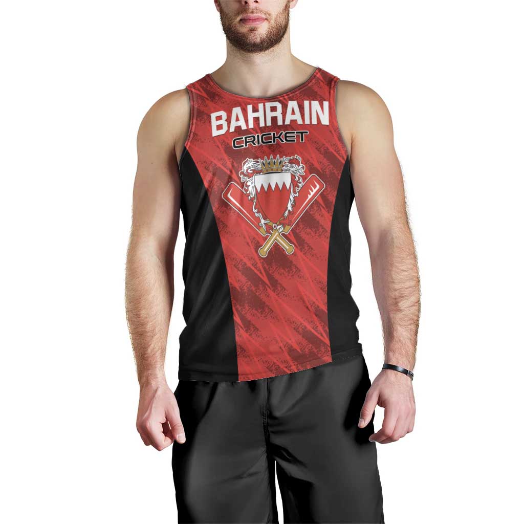 Custom Bahrain Cricket Men Tank Top Come On Team Bahrain - Wonder Print Shop