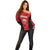 Custom Bahrain Cricket Off Shoulder Sweater Come On Team Bahrain - Wonder Print Shop