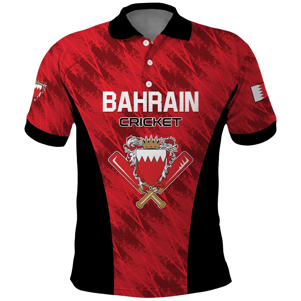 Custom Bahrain Cricket Polo Shirt Come On Team Bahrain - Wonder Print Shop