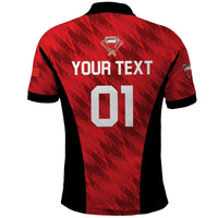 Custom Bahrain Cricket Polo Shirt Come On Team Bahrain - Wonder Print Shop