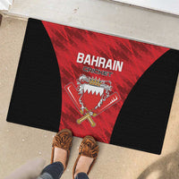 Bahrain Cricket Rubber Doormat Come On Team Bahrain - Wonder Print Shop