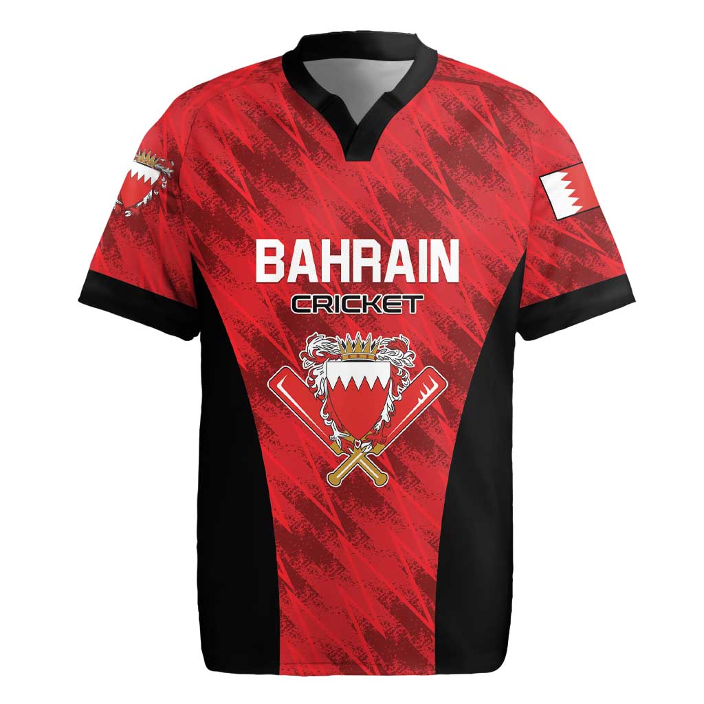 Custom Bahrain Cricket Rugby Jersey Come On Team Bahrain - Wonder Print Shop