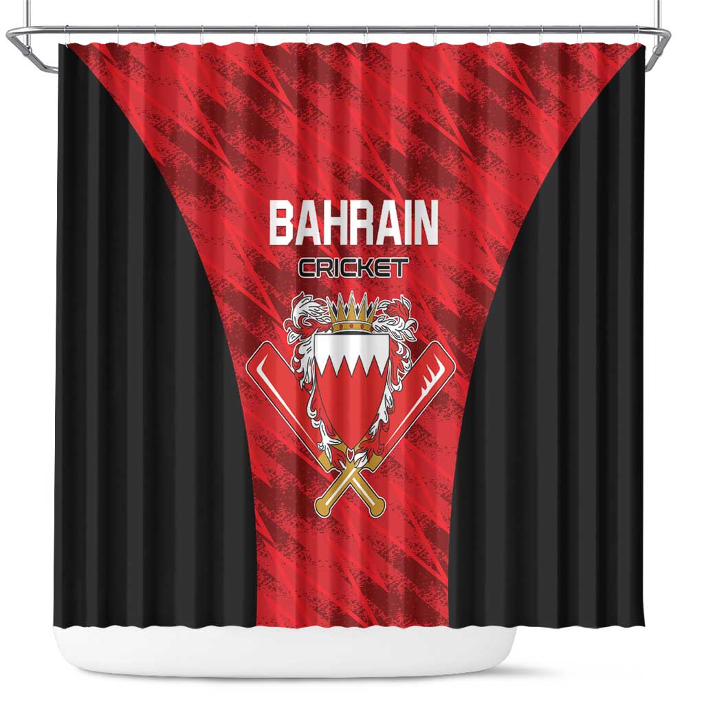 Bahrain Cricket Shower Curtain Come On Team Bahrain