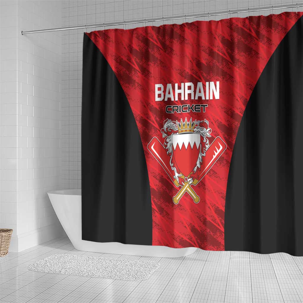 Bahrain Cricket Shower Curtain Come On Team Bahrain