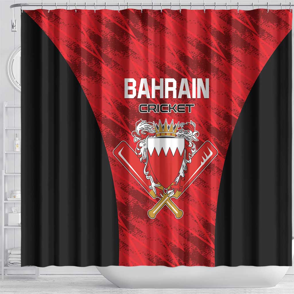 Bahrain Cricket Shower Curtain Come On Team Bahrain