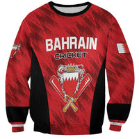 Custom Bahrain Cricket Sweatshirt Come On Team Bahrain - Wonder Print Shop