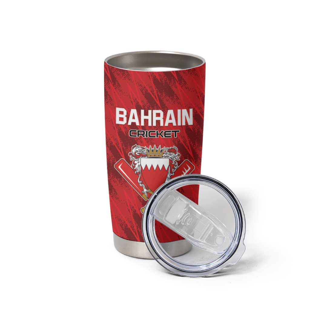 Custom Bahrain Cricket Tumbler Cup Come On Team Bahrain - Wonder Print Shop