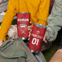Custom Bahrain Cricket Tumbler Cup Come On Team Bahrain - Wonder Print Shop