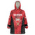Custom Bahrain Cricket Wearable Blanket Hoodie Come On Team Bahrain - Wonder Print Shop