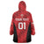 Custom Bahrain Cricket Wearable Blanket Hoodie Come On Team Bahrain - Wonder Print Shop