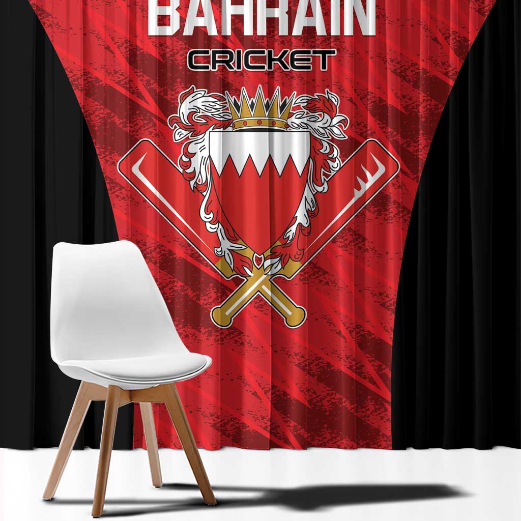 Bahrain Cricket Window Curtain Come On Team Bahrain - Wonder Print Shop