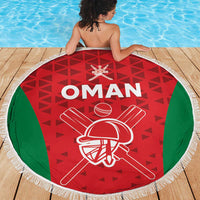 Oman Cricket Beach Blanket Team Oman Come On - Wonder Print Shop