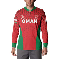 Custom Oman Cricket Button Sweatshirt Team Oman Come On - Wonder Print Shop