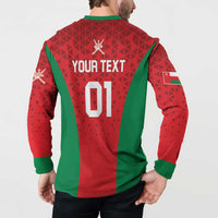 Custom Oman Cricket Button Sweatshirt Team Oman Come On - Wonder Print Shop