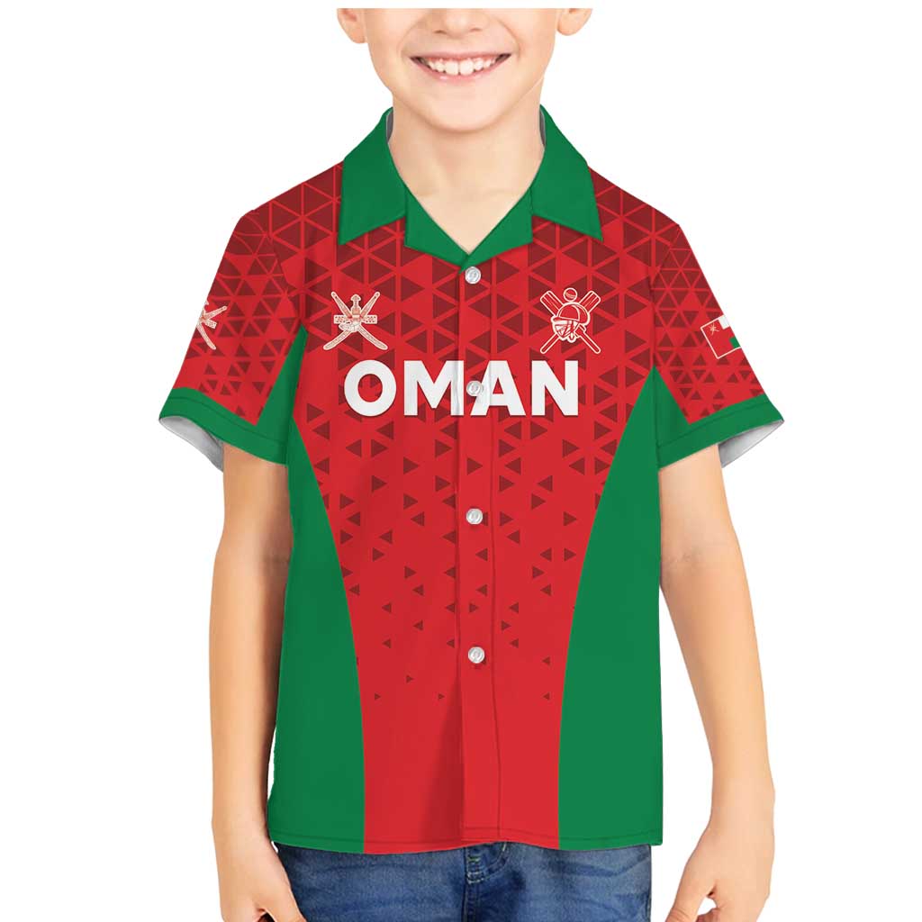 Custom Oman Cricket Family Matching Mermaid Dress and Hawaiian Shirt Team Oman Come On - Wonder Print Shop