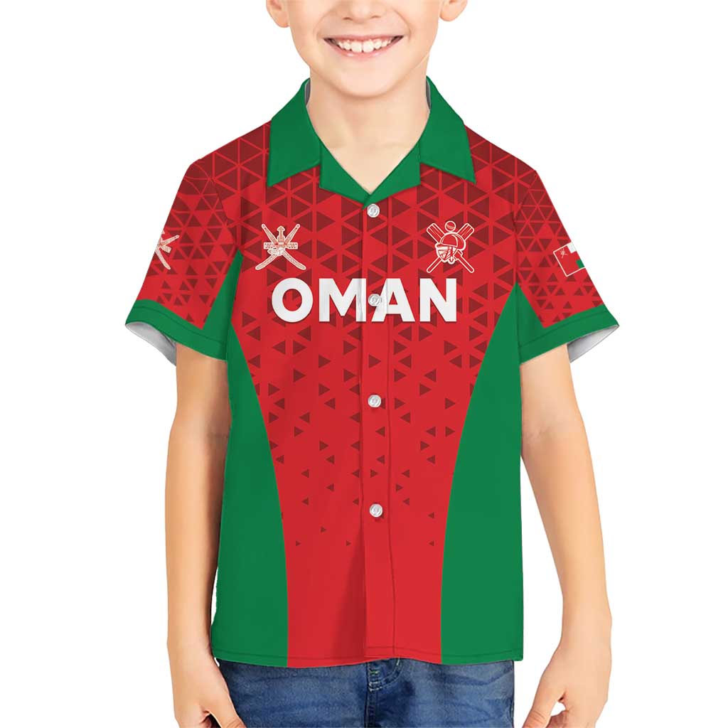 Custom Oman Cricket Family Matching Short Sleeve Bodycon Dress and Hawaiian Shirt Team Oman Come On - Wonder Print Shop