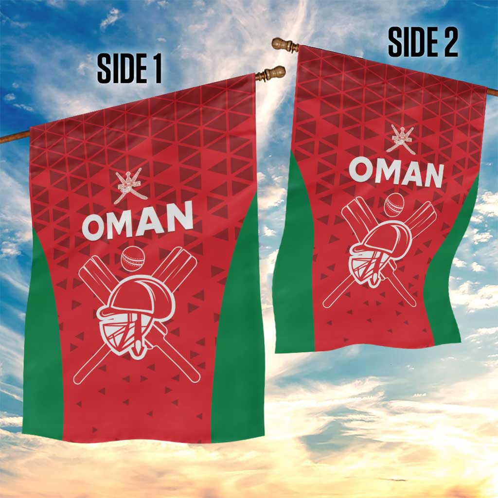 Oman Cricket Garden Flag Team Oman Come On - Wonder Print Shop