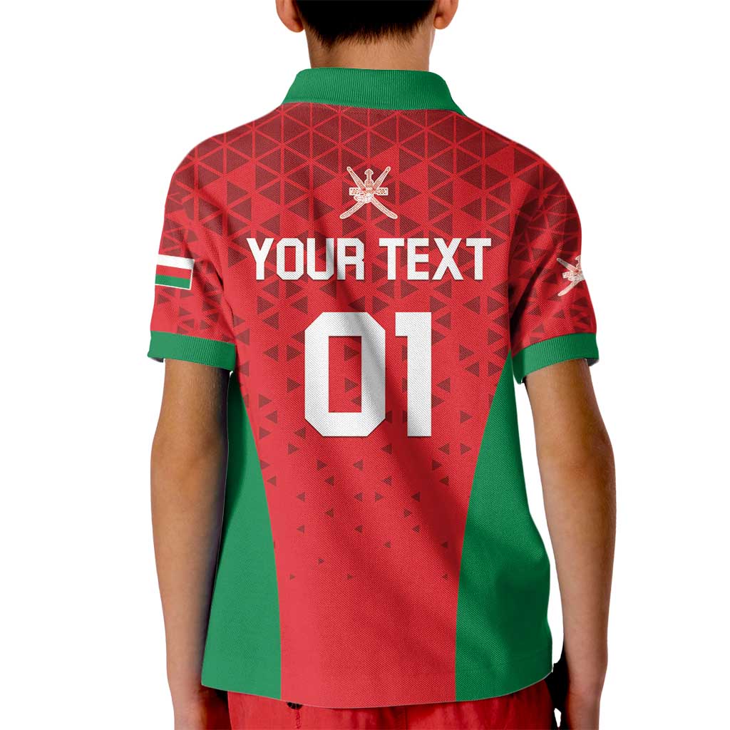 Custom Oman Cricket Kid Polo Shirt Team Oman Come On - Wonder Print Shop