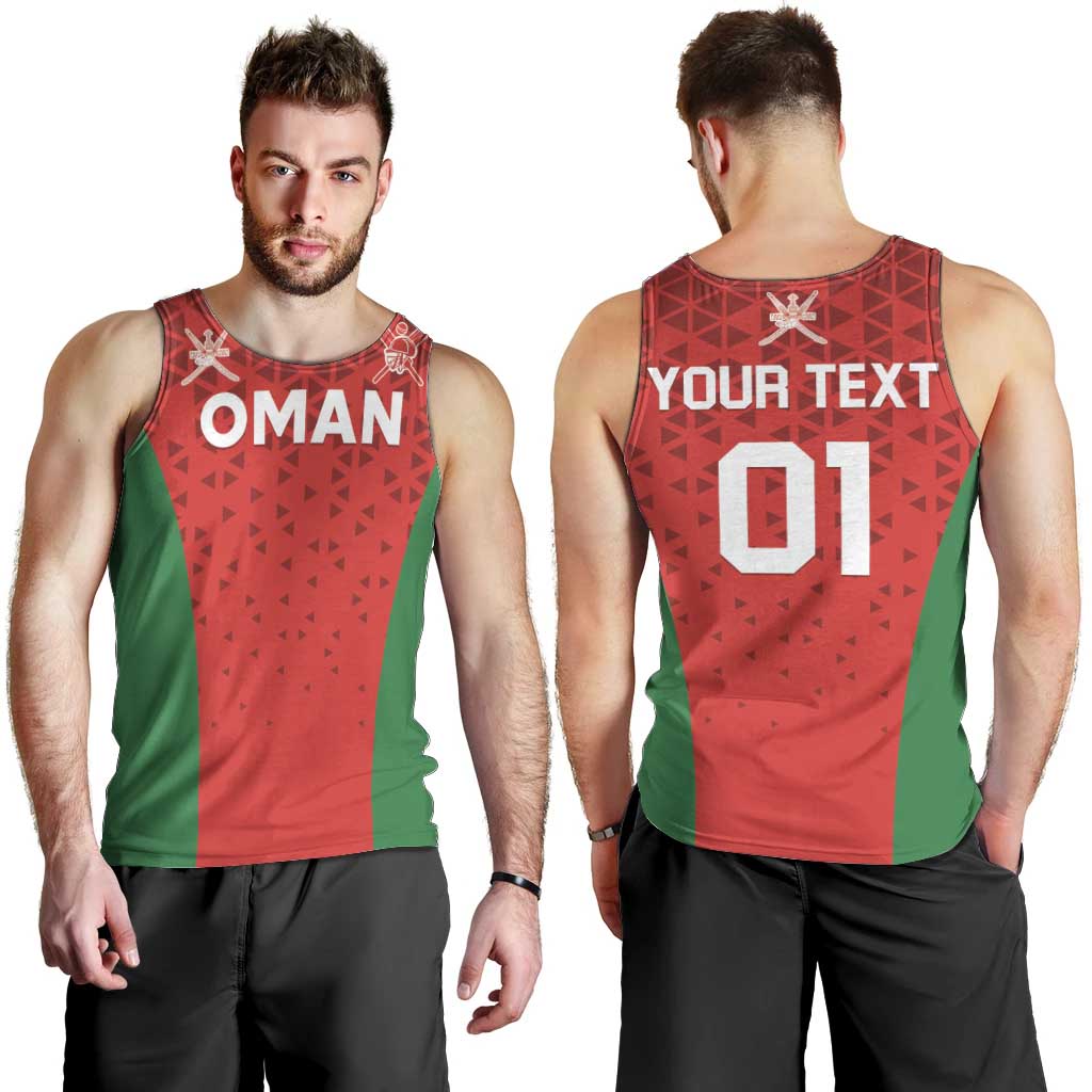 Custom Oman Cricket Men Tank Top Team Oman Come On - Wonder Print Shop