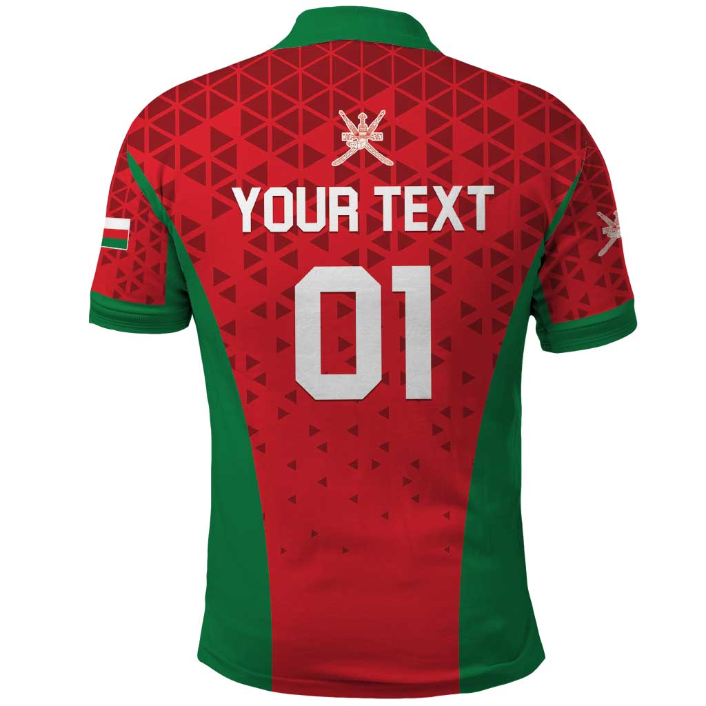 Custom Oman Cricket Polo Shirt Team Oman Come On - Wonder Print Shop