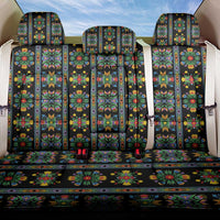 Regalia Stripe Floral Pattern Back Car Seat Cover Colorful Attractive - Wonder Print Shop