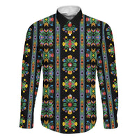 Regalia Stripe Floral Pattern Family Matching Mermaid Dress and Hawaiian Shirt Colorful Attractive - Wonder Print Shop