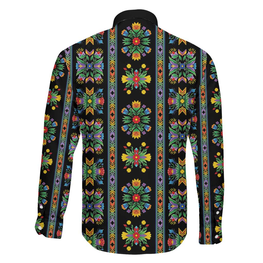 Regalia Stripe Floral Pattern Family Matching Mermaid Dress and Hawaiian Shirt Colorful Attractive - Wonder Print Shop