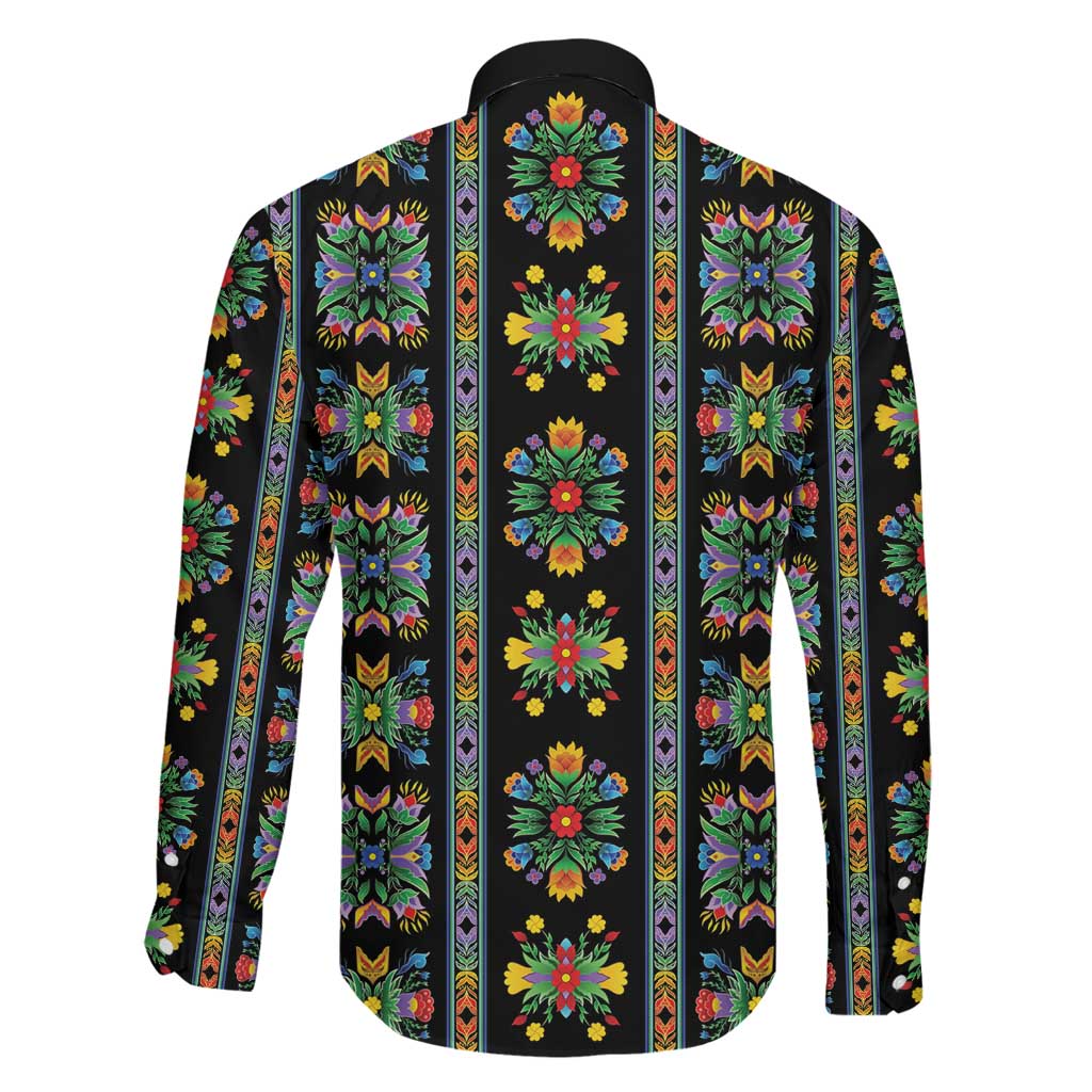 Regalia Stripe Floral Pattern Family Matching Puletasi and Hawaiian Shirt Colorful Attractive - Wonder Print Shop