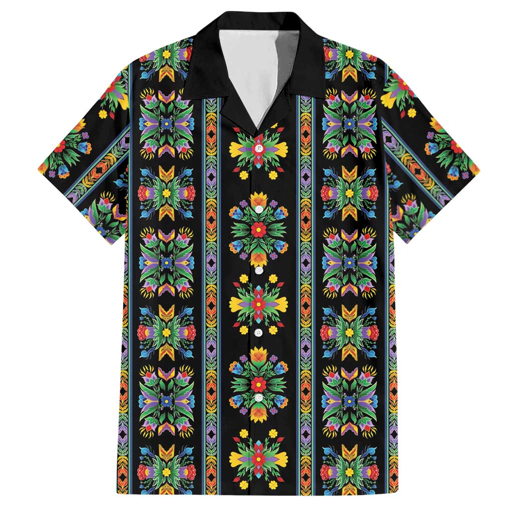 Regalia Stripe Floral Pattern Hawaiian Shirt Colorful Attractive - Wonder Print Shop