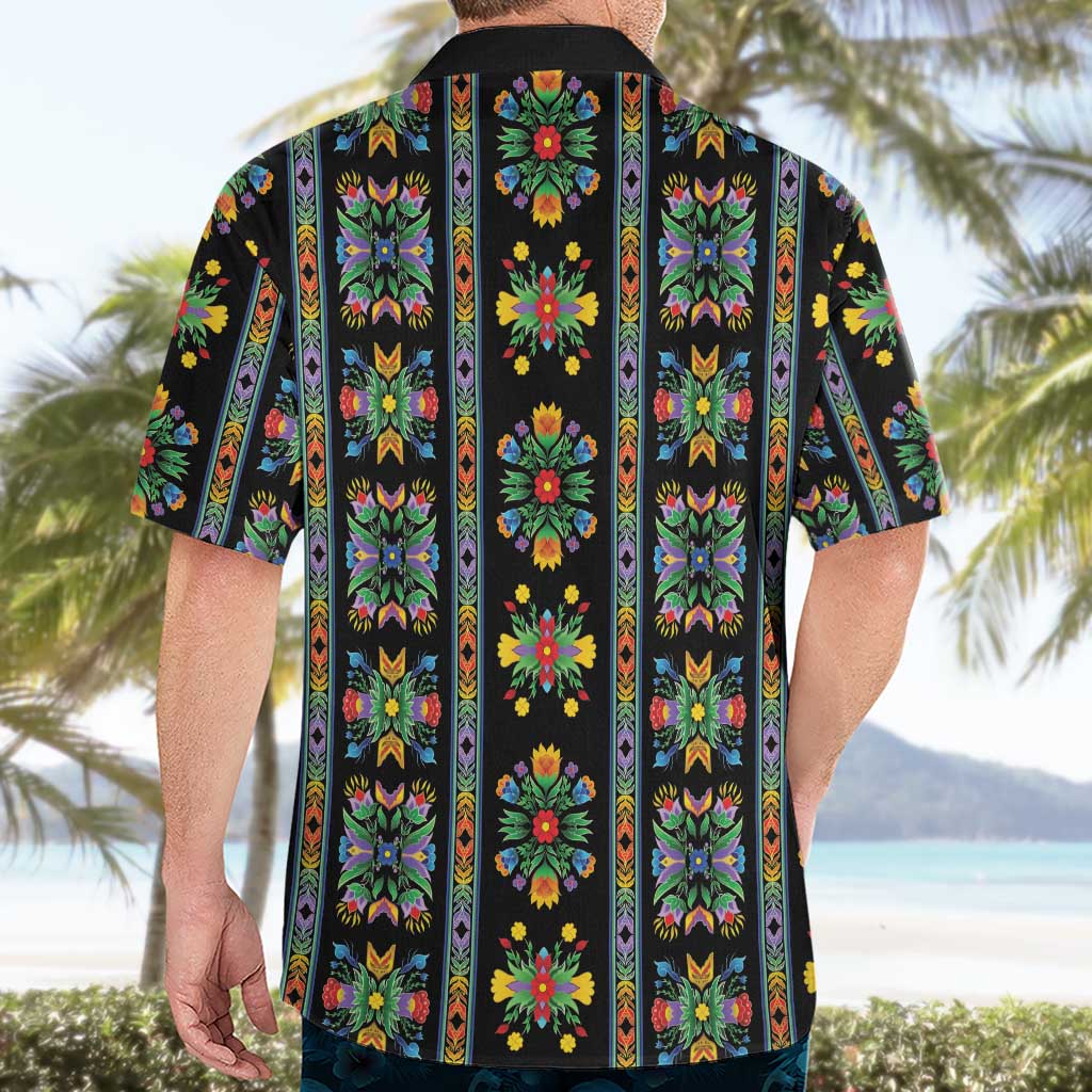 Regalia Stripe Floral Pattern Hawaiian Shirt Colorful Attractive - Wonder Print Shop