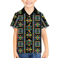 Regalia Stripe Floral Pattern Hawaiian Shirt Colorful Attractive - Wonder Print Shop
