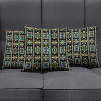 Regalia Stripe Floral Pattern Pillow Cover Colorful Attractive - Wonder Print Shop