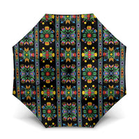 Regalia Stripe Floral Pattern Umbrella Colorful Attractive - Wonder Print Shop