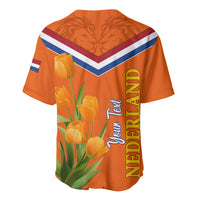 Netherlands Queen Day 2024 Baseball Jersey Nederland Koningsdag Orange Tulips - Wonder Print Shop