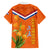 Netherlands Queen Day 2024 Family Matching Long Sleeve Bodycon Dress and Hawaiian Shirt Nederland Koningsdag Orange Tulips