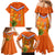 Netherlands Queen Day 2024 Family Matching Mermaid Dress and Hawaiian Shirt Nederland Koningsdag Orange Tulips