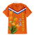 Netherlands Queen Day 2024 Family Matching Mermaid Dress and Hawaiian Shirt Nederland Koningsdag Orange Tulips