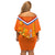 Netherlands Queen Day 2024 Family Matching Off Shoulder Short Dress and Hawaiian Shirt Nederland Koningsdag Orange Tulips