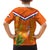 Netherlands Queen Day 2024 Family Matching Puletasi and Hawaiian Shirt Nederland Koningsdag Orange Tulips