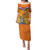 Netherlands Queen Day 2024 Family Matching Puletasi and Hawaiian Shirt Nederland Koningsdag Orange Tulips - Wonder Print Shop