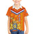 Netherlands Queen Day 2024 Family Matching Short Sleeve Bodycon Dress and Hawaiian Shirt Nederland Koningsdag Orange Tulips - Wonder Print Shop