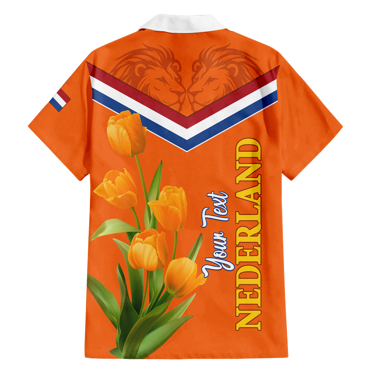 Netherlands Queen Day 2024 Family Matching Tank Maxi Dress and Hawaiian Shirt Nederland Koningsdag Orange Tulips - Wonder Print Shop