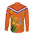 Netherlands Queen Day 2024 Family Matching Tank Maxi Dress and Hawaiian Shirt Nederland Koningsdag Orange Tulips - Wonder Print Shop