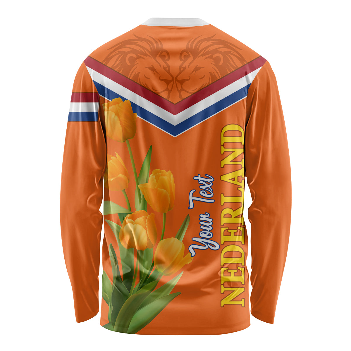 Netherlands Queen Day 2024 Long Sleeve Shirt Nederland Koningsdag Orange Tulips - Wonder Print Shop