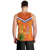 Netherlands Queen Day 2024 Men Tank Top Nederland Koningsdag Orange Tulips - Wonder Print Shop