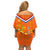Netherlands Queen Day 2024 Off Shoulder Short Dress Nederland Koningsdag Orange Tulips