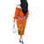Netherlands Queen Day 2024 Off The Shoulder Long Sleeve Dress Nederland Koningsdag Orange Tulips