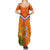 Netherlands Queen Day 2024 Summer Maxi Dress Nederland Koningsdag Orange Tulips